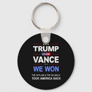 Winnaar Trump Vance We Won heeft Byck America Keep Sleutelhanger