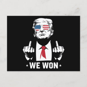 Winnaar Trump We hebben de 47e inauguratiedag gewo Briefkaart