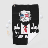 Winnaar Trump We hebben de 47e inauguratiedag gewo Golfhanddoek (Insitu)