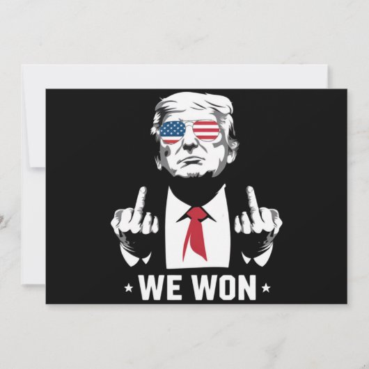 Winnaar Trump We hebben de 47e inauguratiedag gewo Kaart (Voorkant)