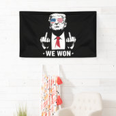 Winnaar Trump We hebben de 47e inauguratiedag gewo Spandoek (Insitu)