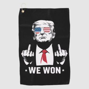 Winnaar Trump We Won Inauguratie Dag 47ste Golfhanddoek