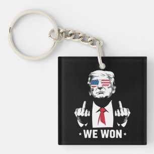 Winnaar Trump We Won Inauguratie Dag 47th  Sleutelhanger