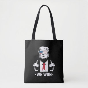Winnaar Trump We Won Inauguratie Dag 47th Tote Bag