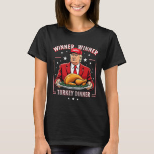 Winnaar Turkije Diner Donald Trump Kerst T-shirt
