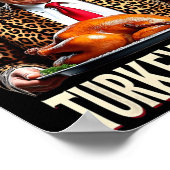 Winnaar Turkije Diner Grappig Trump Poster (Hoek)