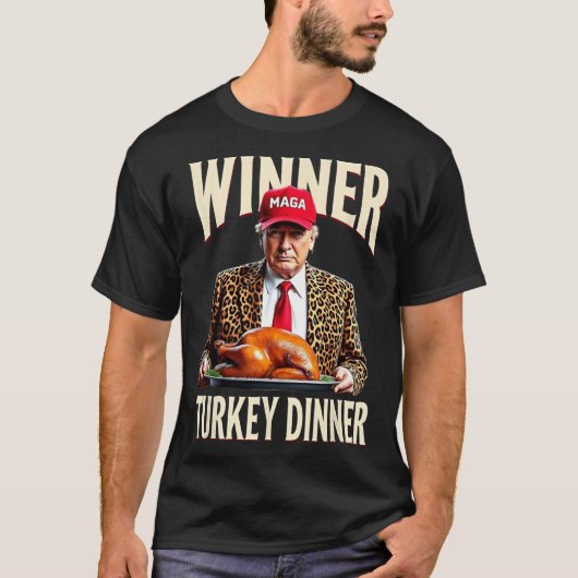 Winnaar Turkije Diner Grappig Trump T-shirt (Voorkant)