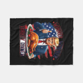 Winnaar Turkije Diner Grappig Trump Thanksgiving Fleece Deken (Voorkant (Horizontaal))