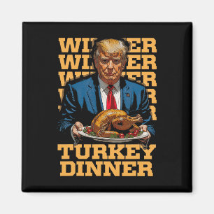 Winnaar Turkije Diner Grappig Trump Thanksgiving Magneet