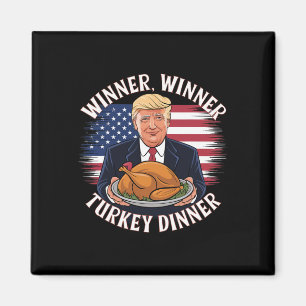 Winnaar Turkije Diner Grappig Trump Thanksgiving Magneet