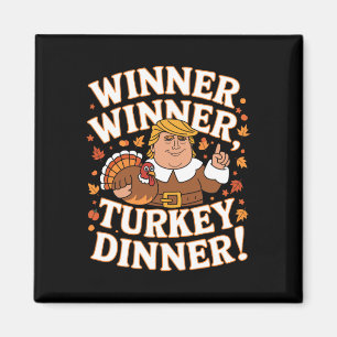 Winnaar Turkije Diner Grappig Trump Thanksgiving Magneet