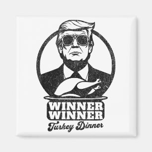 Winnaar Turkije Diner Grappig Trump Thanksgiving Magneet
