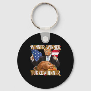 Winnaar Turkije Diner Grappig Trump Thanksgiving Sleutelhanger
