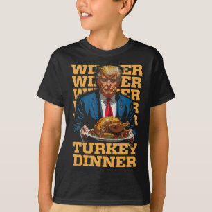 Winnaar Turkije Diner Grappig Trump Thanksgiving T-shirt