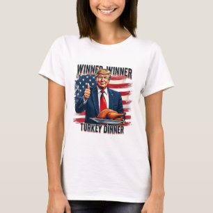 Winnaar Turkije Diner Grappig Trump Thanksgiving T-shirt