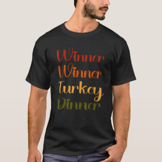 Winnaar Turkije Diner Grappig Trump Thanksgiving T-shirt
