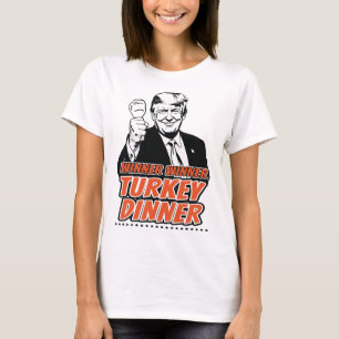 Winnaar Turkije Diner Grappig Turkije Trump Tha T-shirt