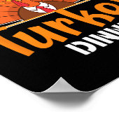 Winnaar Turkije Diner Grappige Thanksgiving Tru Poster (Hoek)