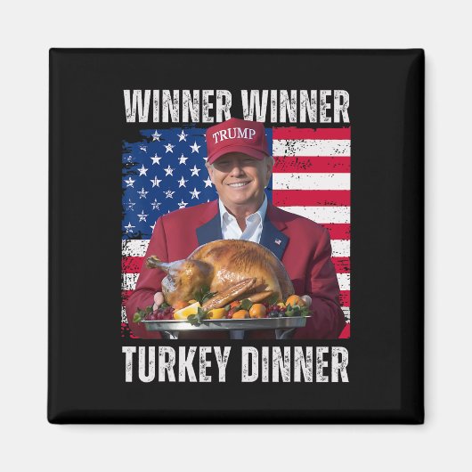 Winnaar Turkije Diner Humor Funny Trump Than Magneet (Voorkant)