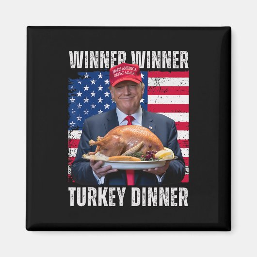 Winnaar Turkije Diner Humor Funny Trump Than Magneet (Voorkant)