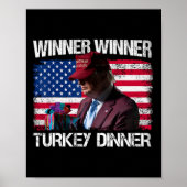 Winnaar Turkije Diner Humor Funny Trump Than Poster (Voorkant)