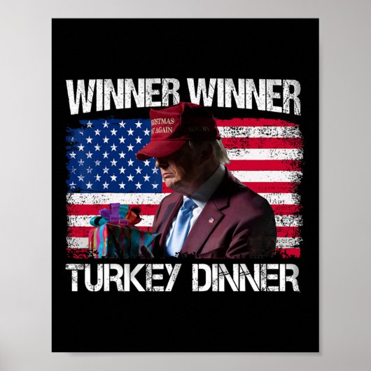 Winnaar Turkije Diner Humor Funny Trump Than Poster (Voorkant)
