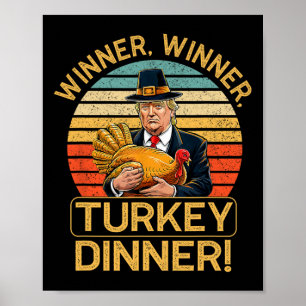Winnaar Turkije Diner Humor Funny Trump Than Poster