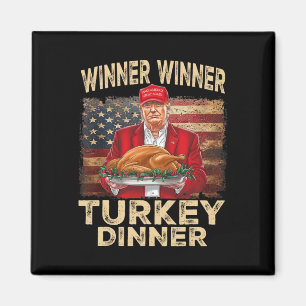 Winnaar Turkije Diner Thanksgiving Donald Tr Magneet