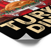 Winnaar Turkije Diner Thanksgiving Donald Tr Poster (Hoek)
