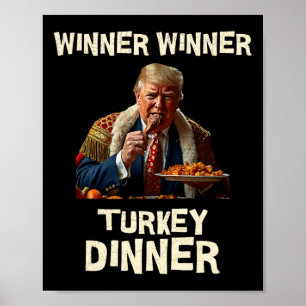 Winnaar Turkije Diner Thanksgiving Donald Tr Poster