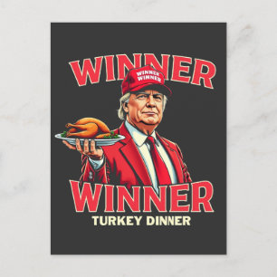 Winnaar Turkije Diner Trump Thanksgiving Briefkaart