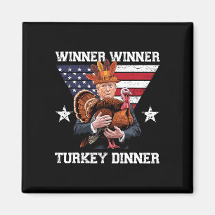 Winnaar Turkije Diner Trump Thanksgiving Fun Magneet