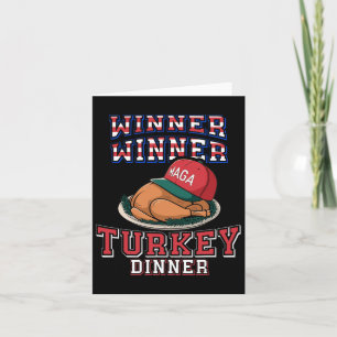 Winnaar Turkije Diner Trump Thanksgiving Hum Kaart
