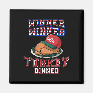 Winnaar Turkije Diner Trump Thanksgiving Hum Magneet