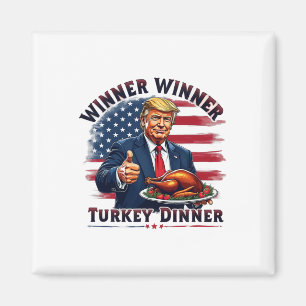 Winnaar Turkije Diner Trump Thanksgiving Hum Magneet