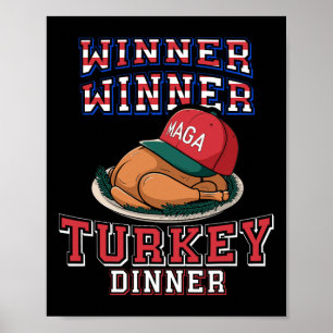 Winnaar Turkije Diner Trump Thanksgiving Hum Poster