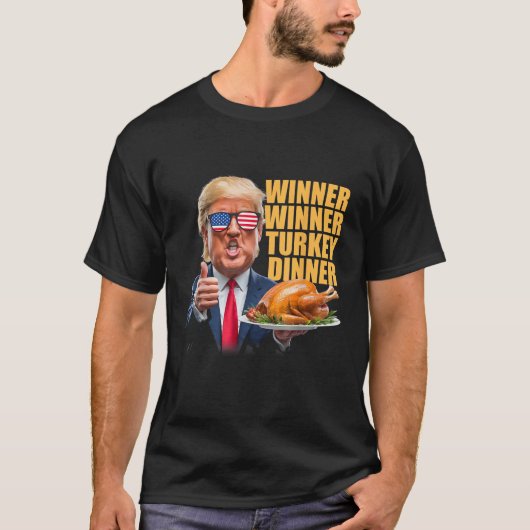Winnaar Turkije Dinner Trump T-shirt (Voorkant)