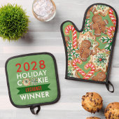 Winnaar van de Holiday Cookie Contest Award Ovenwant & Pannenlap Set