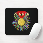 Winnaar van de prijs Gouden medaille #1 Muismat (Met muis)