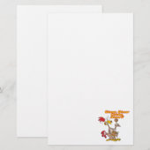 winnaar van het kippendiner irony humor briefpapier (Voorkant / Achterkant)
