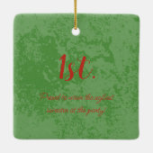 Winnaar! Winnaar! Beste lelijke trui van 20xx Keramisch Ornament (Achterkant)