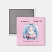 Winnaar! Winnaar! Beste lelijke trui van 20xx Magneet (Voorkant / Achterkant)