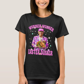 winnaar winnaar Pasen diner T kont, retro, vintage T-shirt