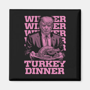 Winnaar Winnaar Turkije Diner Grappig Trump Thanks Magneet