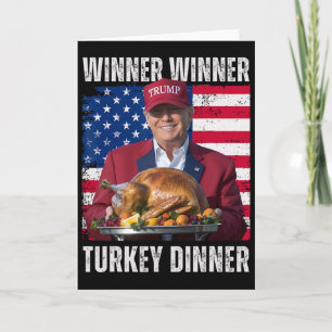 Winnaar Winnaar Turkije Diner Humor Grappig Trump Kaart