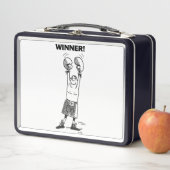 Winnaar witte en zwarte lunchbox (In situ)