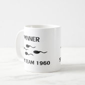 winnaar zwemteam 1960 pictogram koffiemok (Voorkant links)