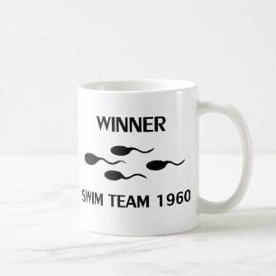 winnaar zwemteam 1960 pictogram koffiemok