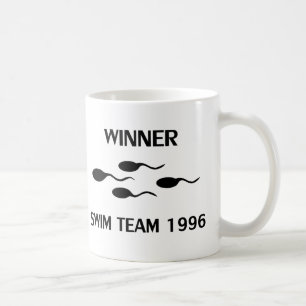 winnaar zwemteam 1996 pictogram koffiemok