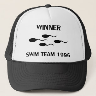 winnaar zwemteam 1996 pictogram trucker pet